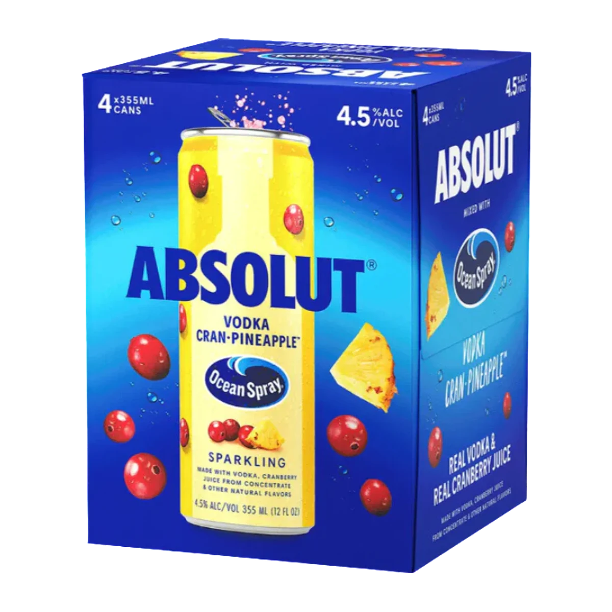 Absolut Ocean Spray Vodka Cocktails
