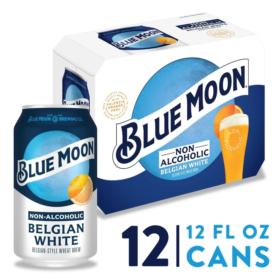 Blue Moon Belg White NA 12PK Cans