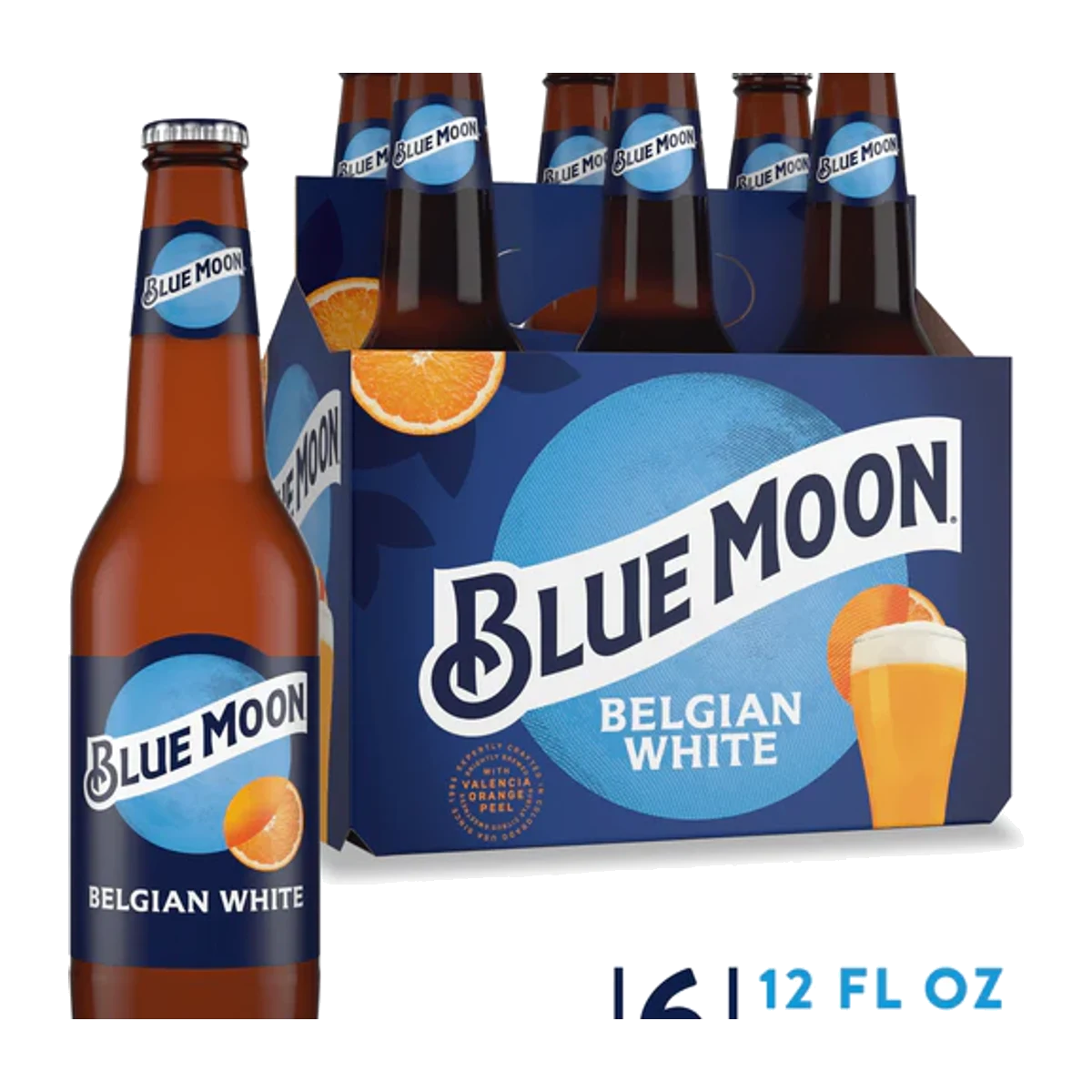 Blue Moon Belgian White 12OZ 6PK Bottles