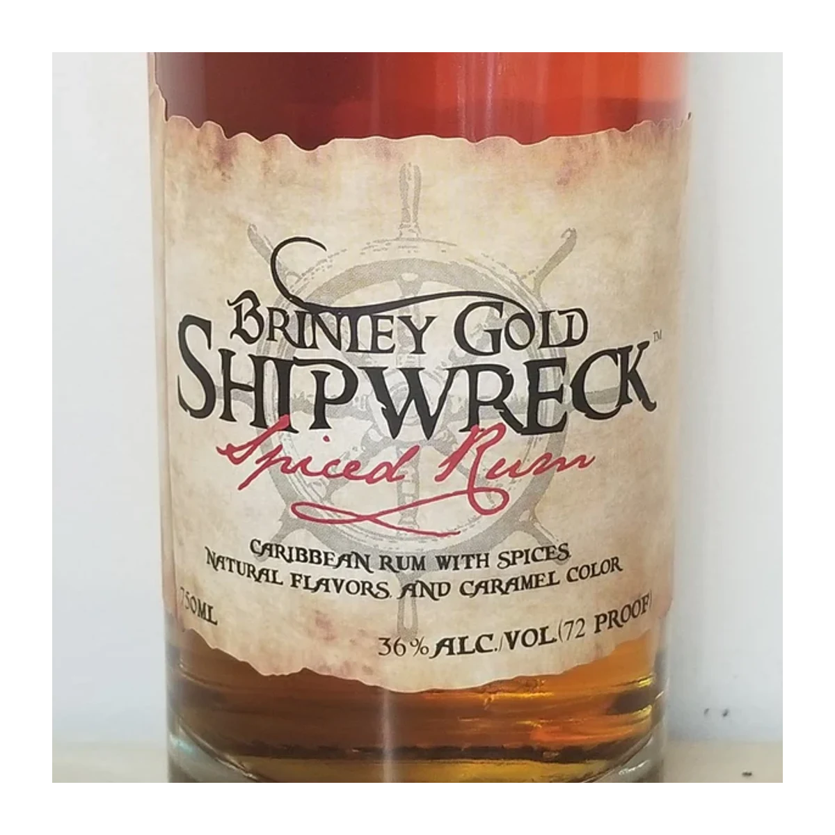 Brinleys Shipwreck Spiced Rum