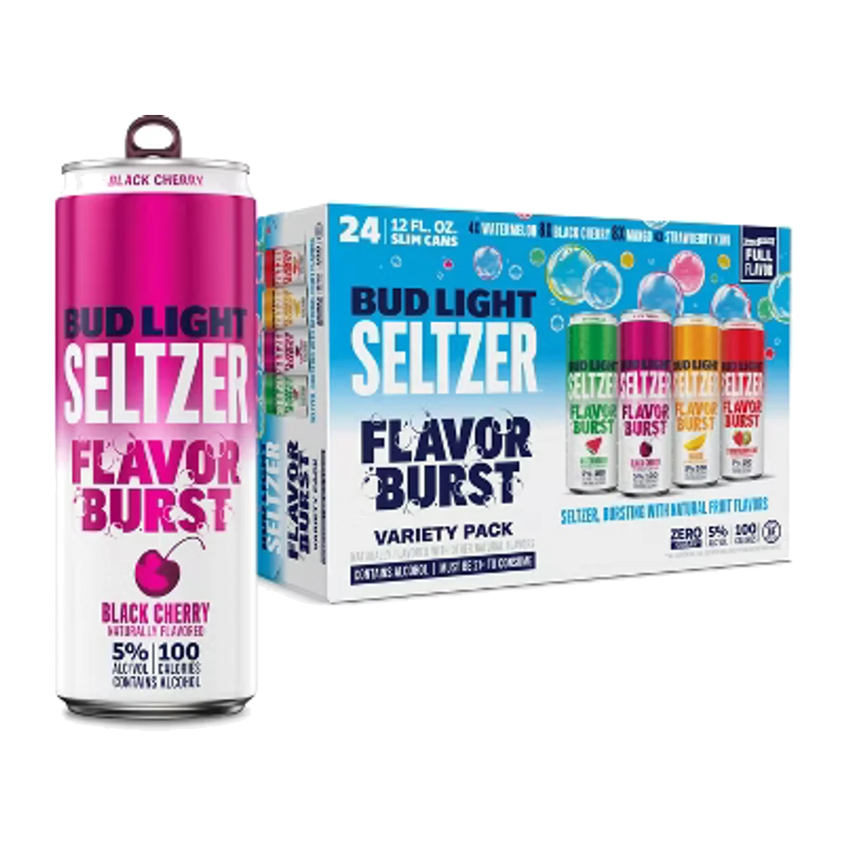 Bud Light Seltzer Sampler 24 Pk Loose Can