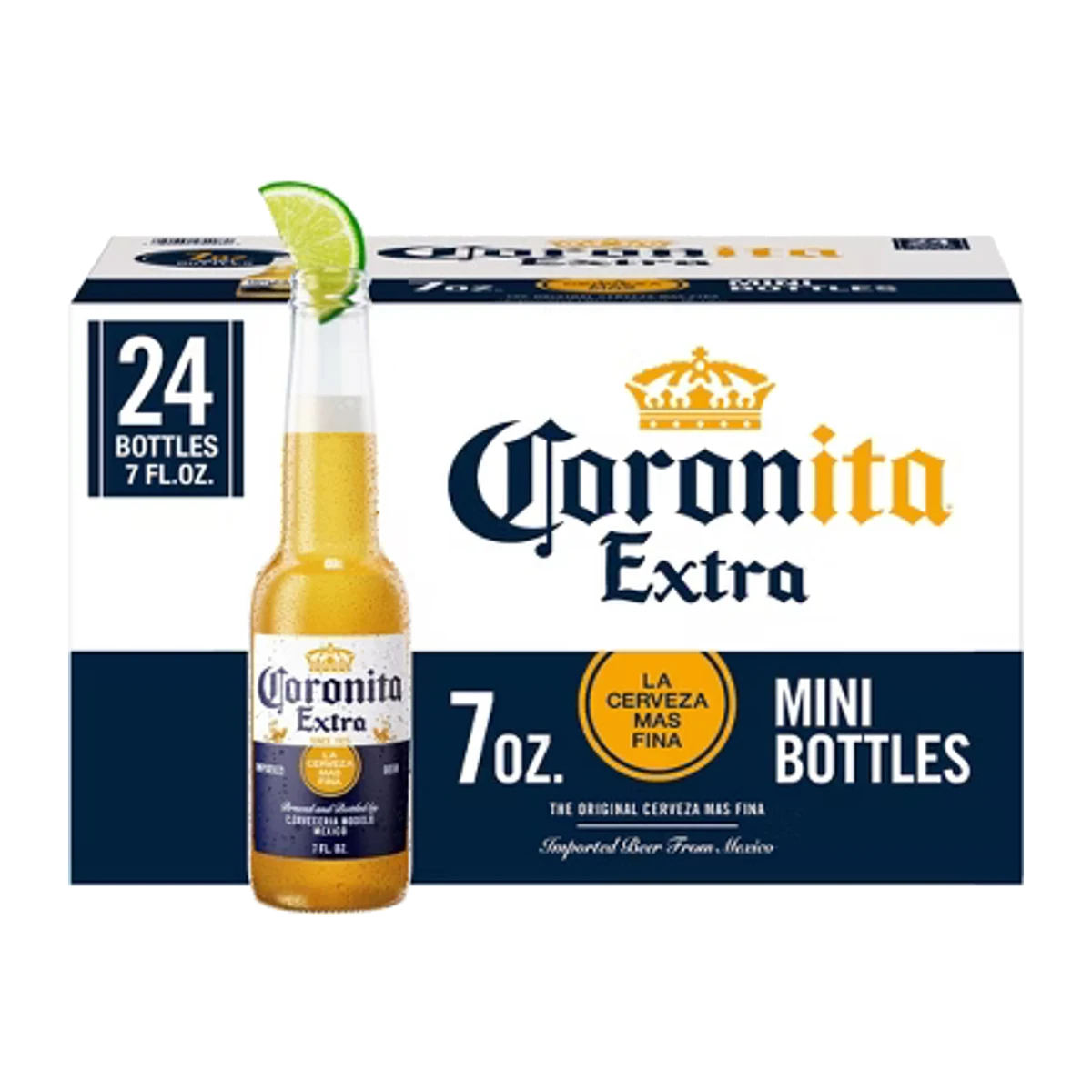 Corona Extra 7OZ 24PK Bottles Loose (prty Pk)