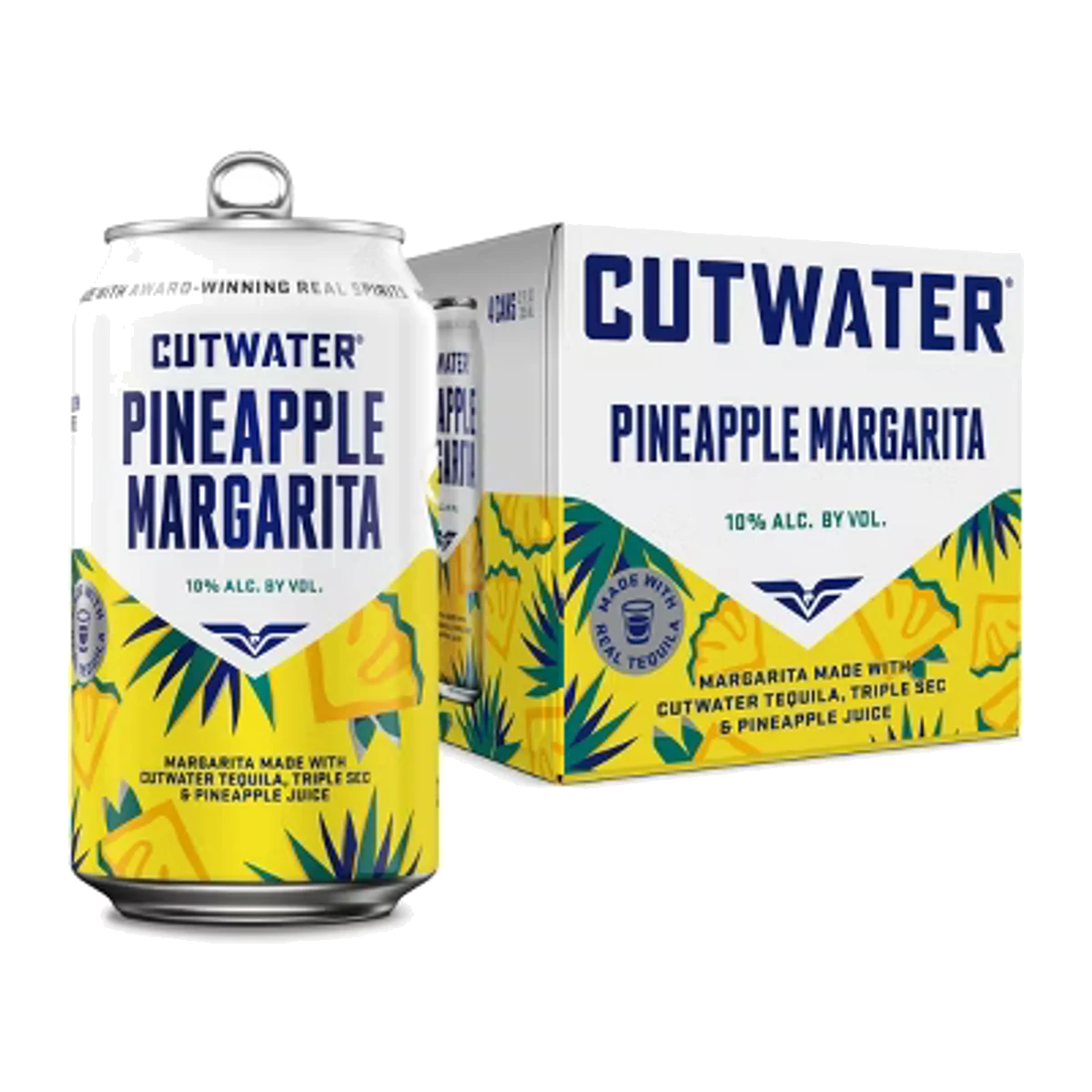 Cutwater Pineapple Margarita 4 Pk Cans