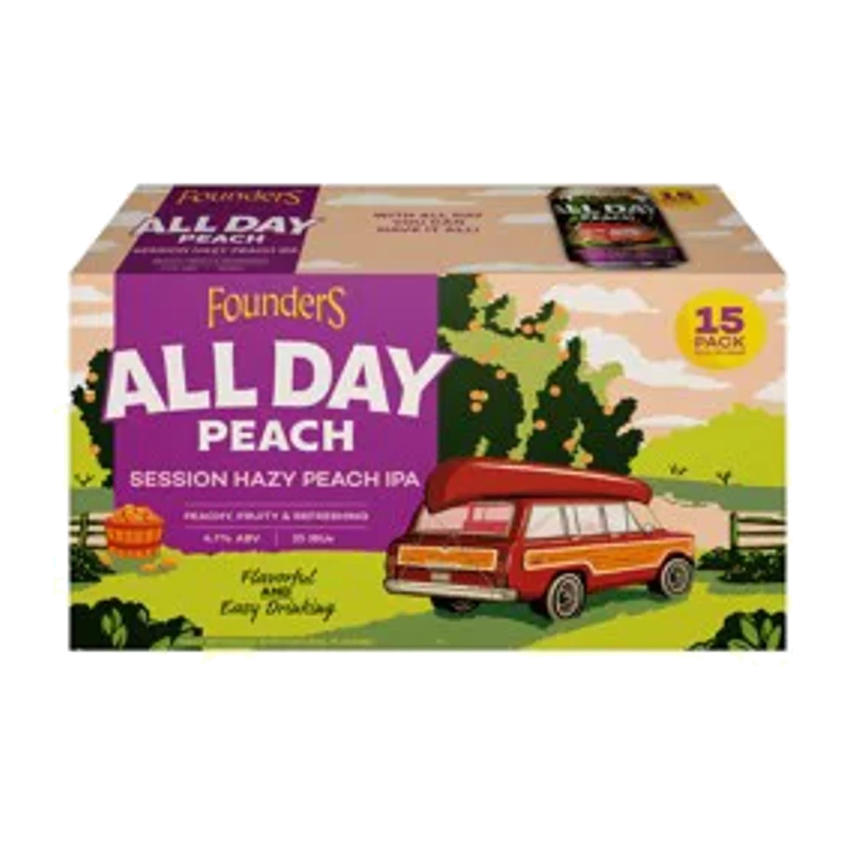 Founders All Day Peach IPA 15PK Cans