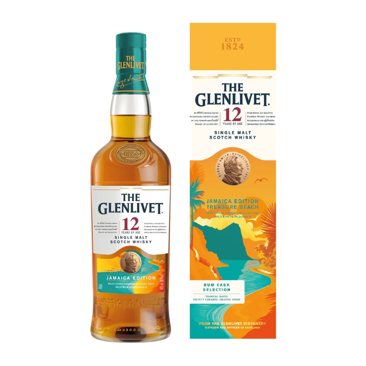 Glenlivet Scotch 12YR Jamaica Edition