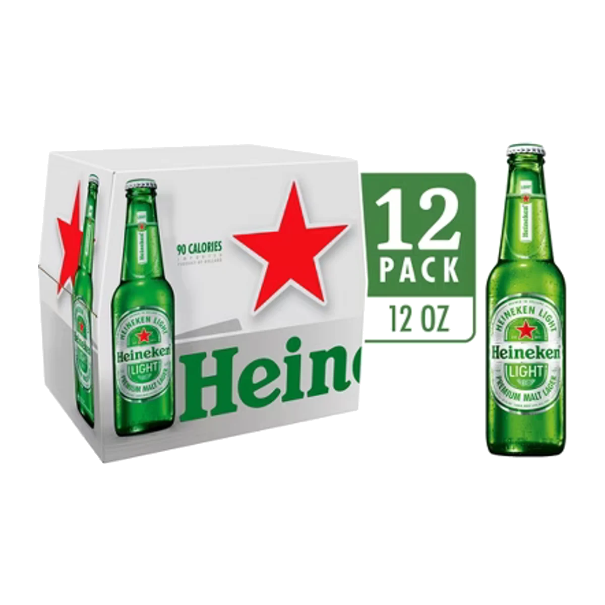 Heineken Light 12OZ 12PK Bottles