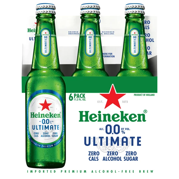 Heineken Ultimate 0.0 NA 12OZ 6PK Bottles