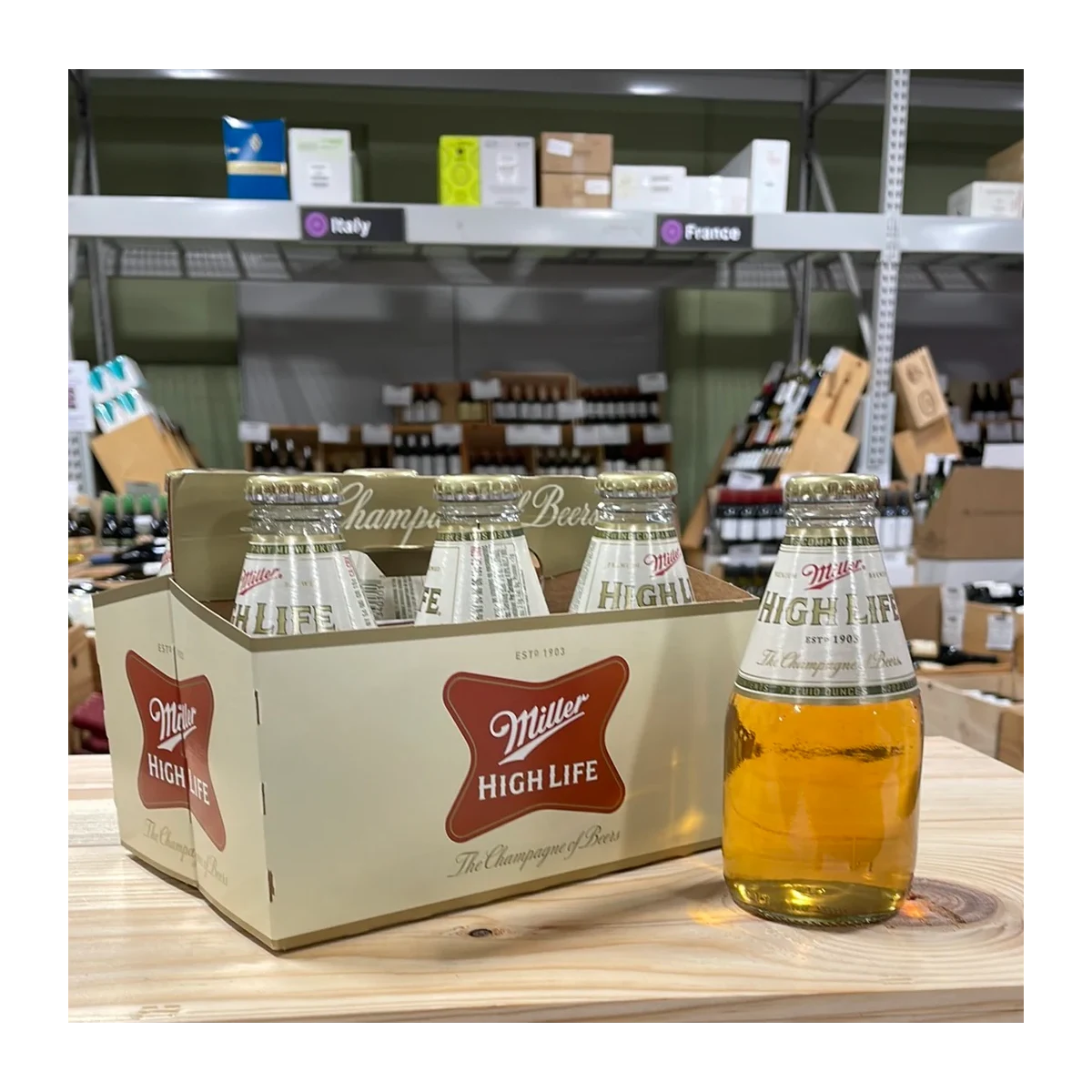 Miller High Life 7OZ Bottles 6PK