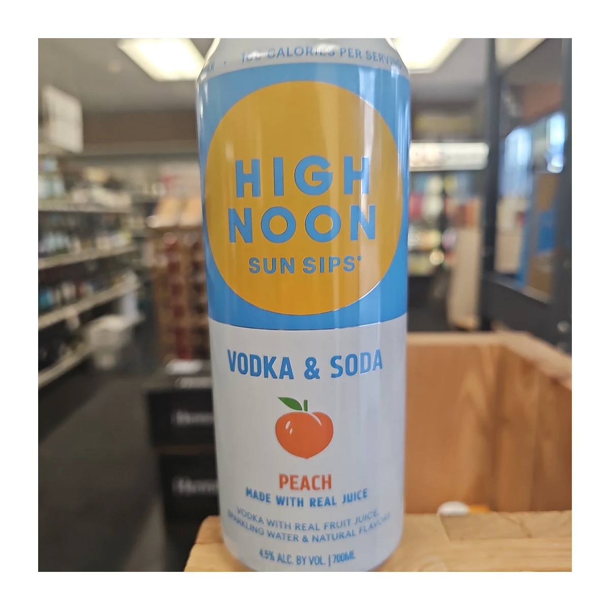 High Noon Tallboy Peach 700ML