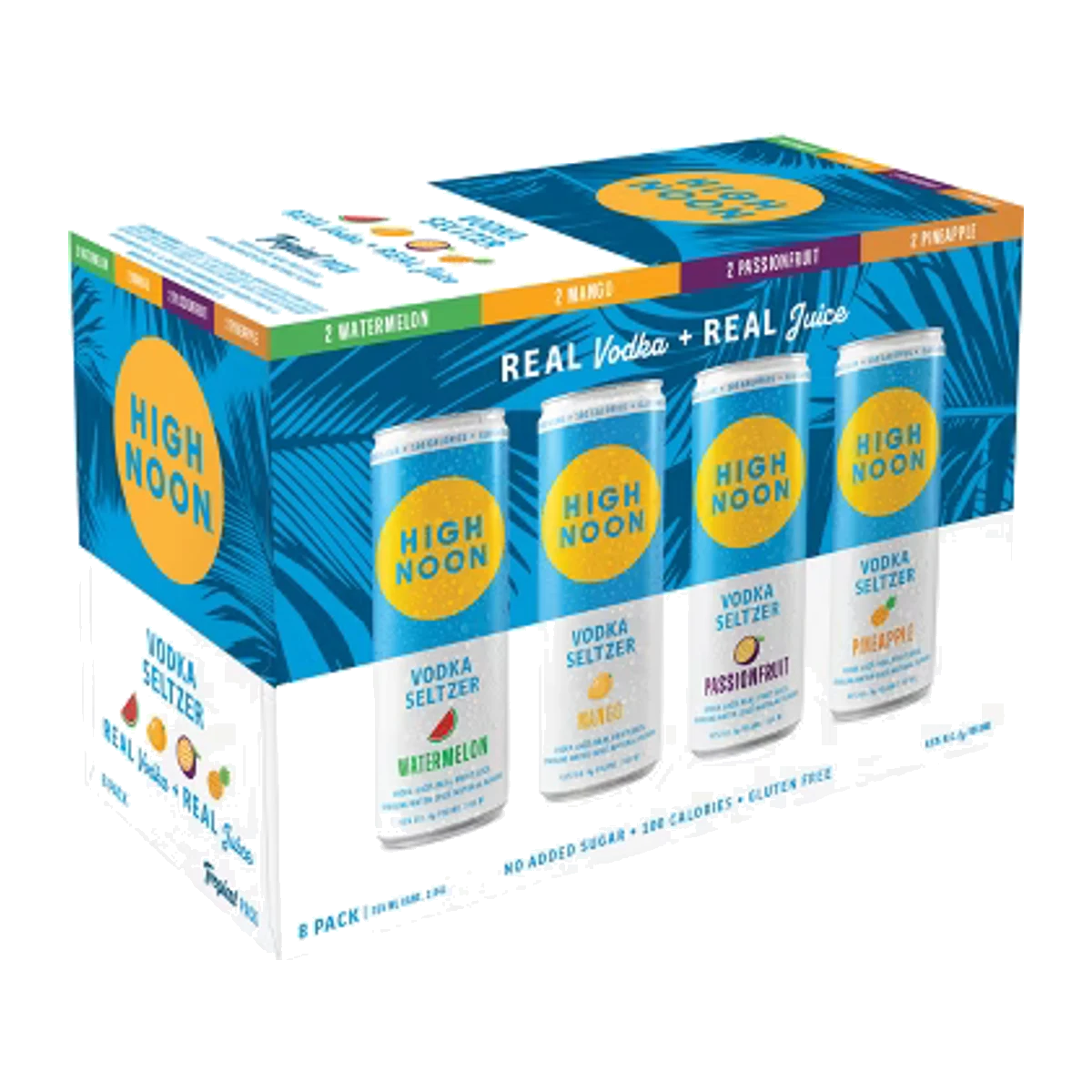 High Noon Variety Tropical 8 Pk Can