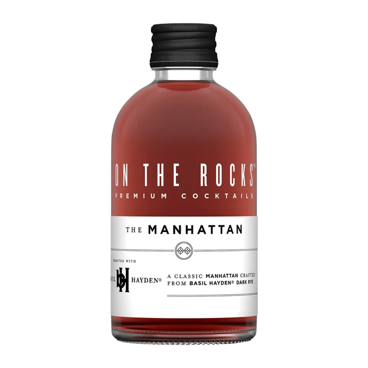 On The Rocks Basil Hayden Manhattan