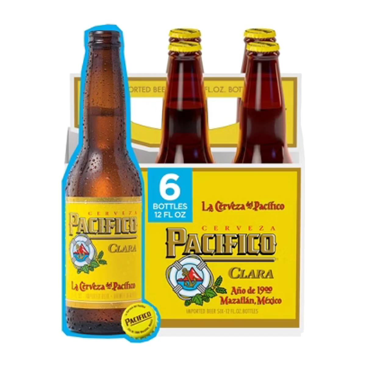 Pacifico 12OZ 6PK Bottles