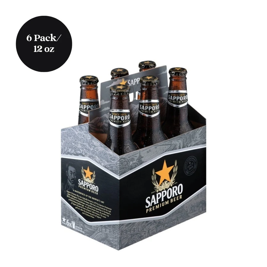 Sapporo Draft 6 Pks