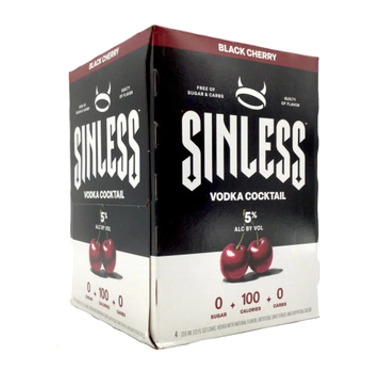 Sinless Vodka Black Cherry 4PK Cans