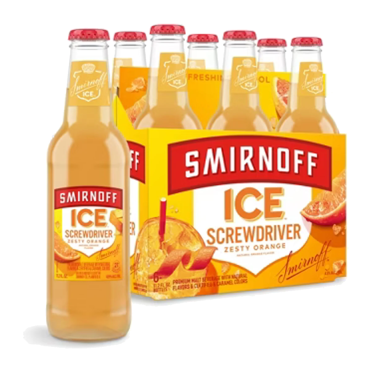 Smirnoff Ice 6PK Bottles Screwdriver