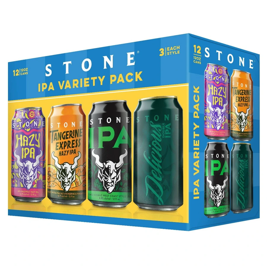 Stone Brewing IPA Variety 12PK 12OZ Cans
