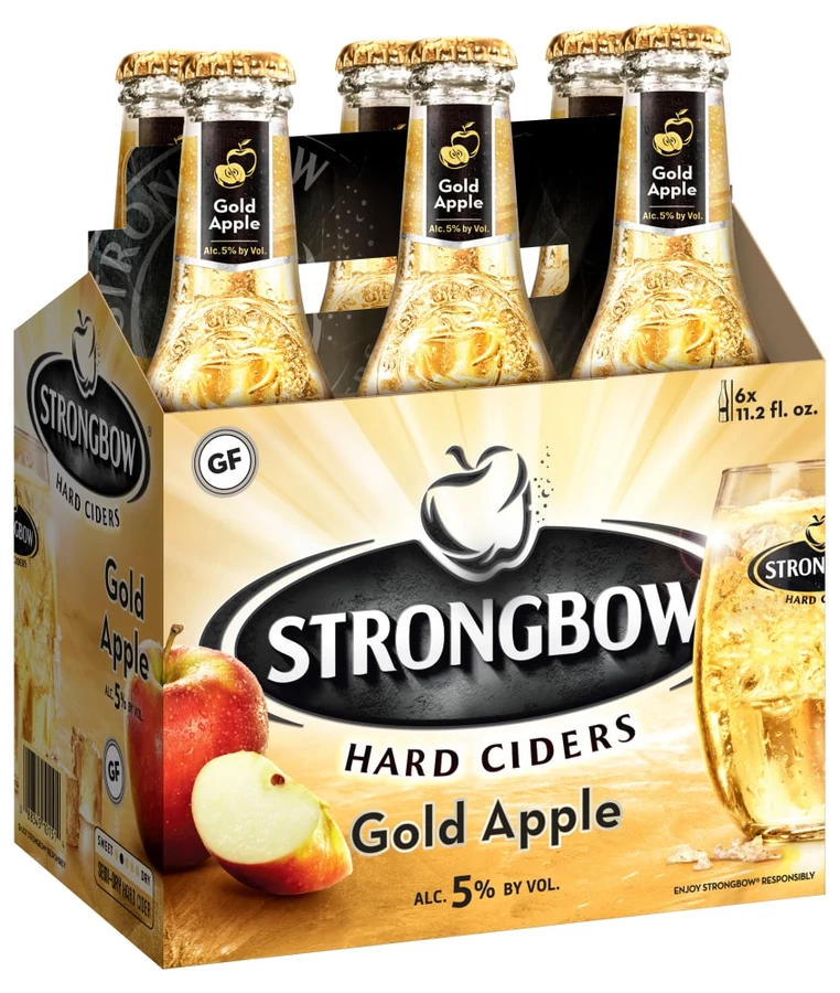Strongbow Gold Apple 6PK Bottles
