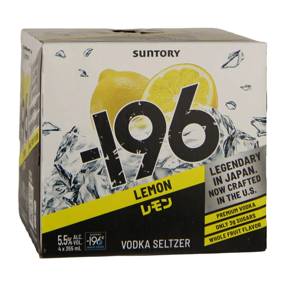 Suntory 196 4PK Vodka Seltzer Lemon