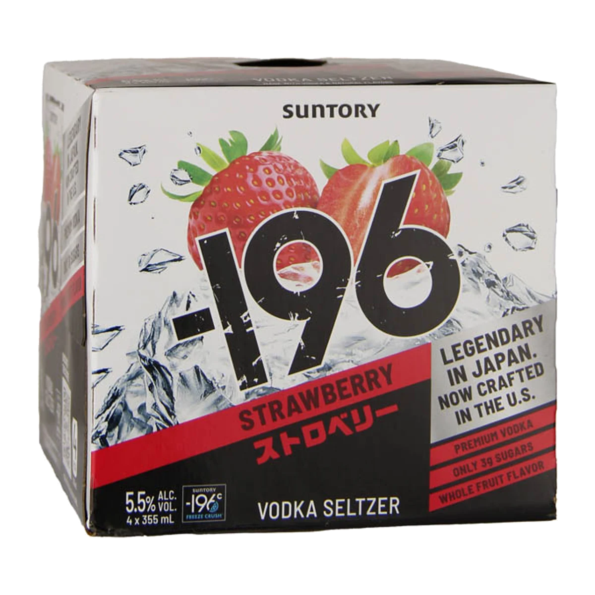 Suntory 196 4PK Vodka Seltzer Strawberry