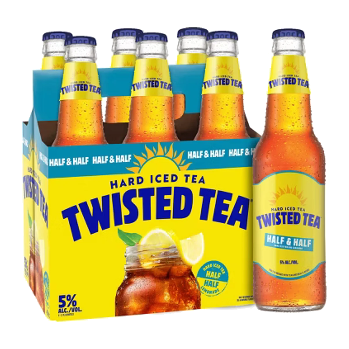 Twisted Tea 6PK Bottles Half & Half