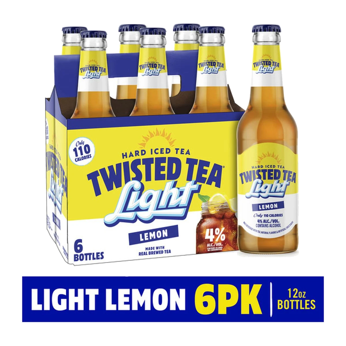 Twisted Tea 6PK Bottles Light