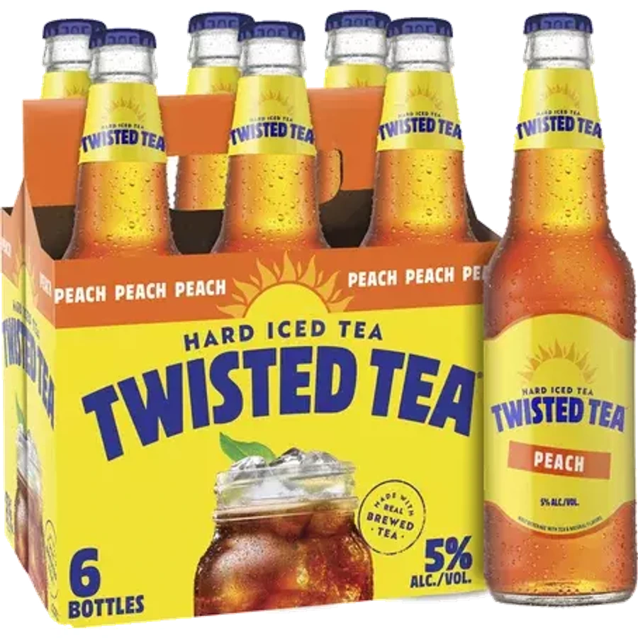 Twisted Tea 6PK Bottles Peach