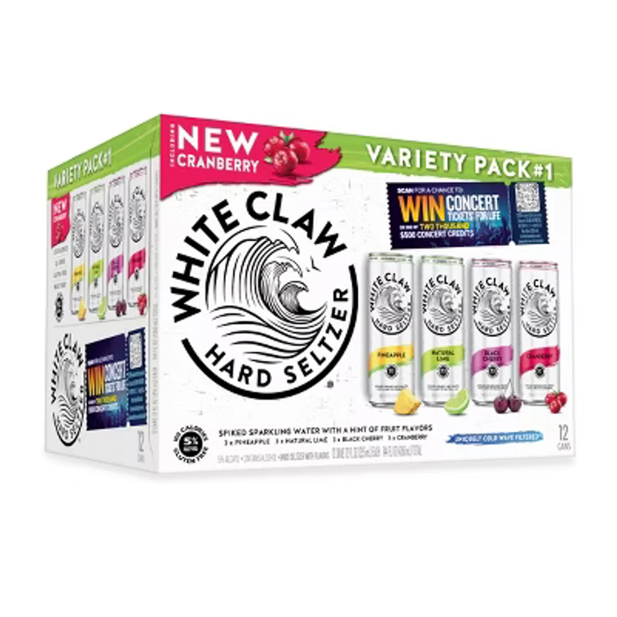 White Claw Seltzer #1 Variety 12PK Cans