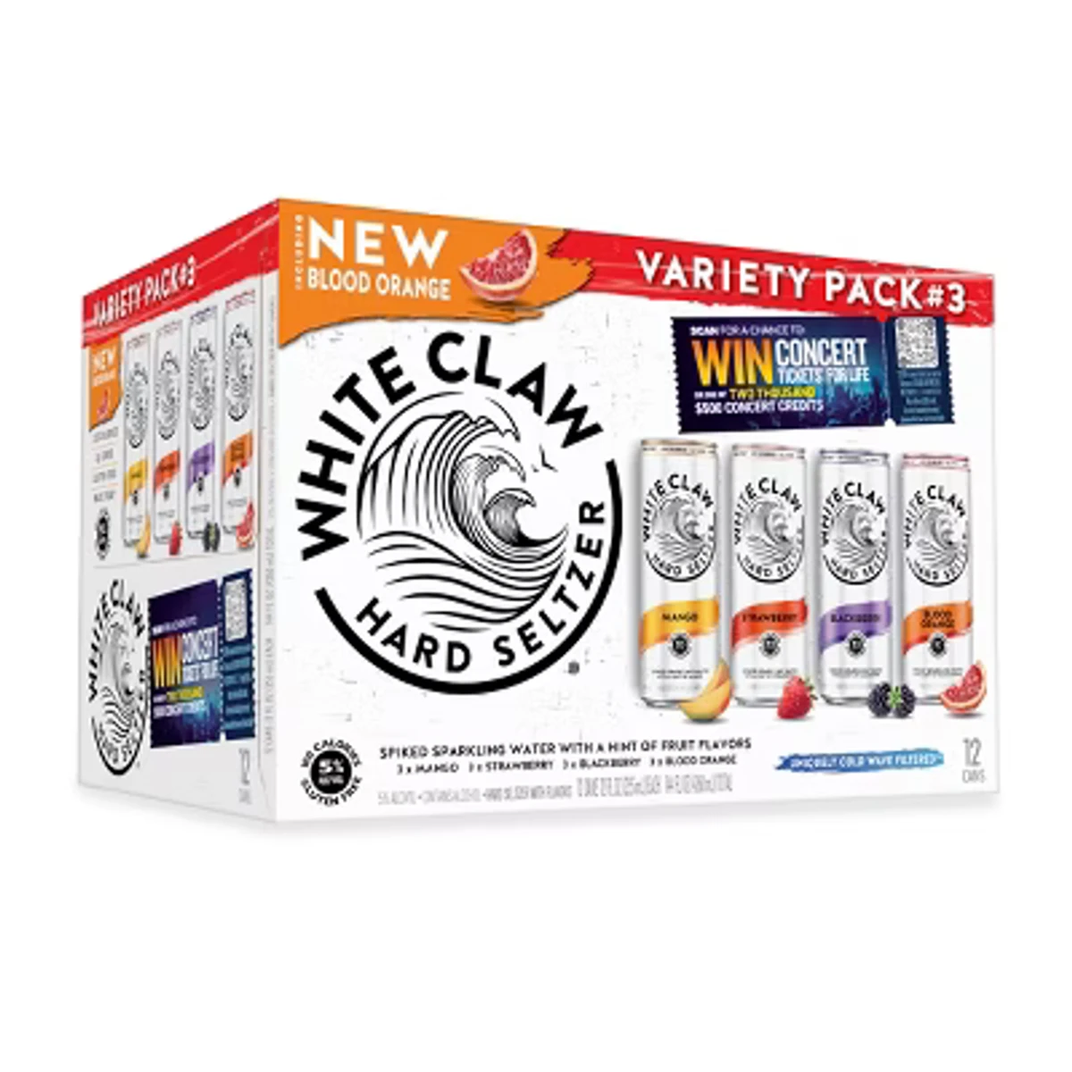 White Claw Seltzer 12PK Cans Variety #3