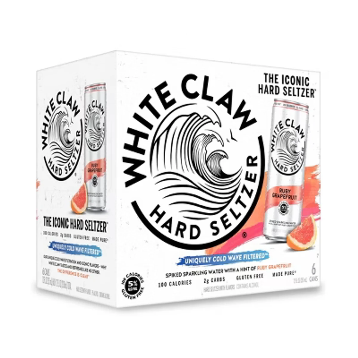 White Claw Seltzer Grapefruit 6PK Can