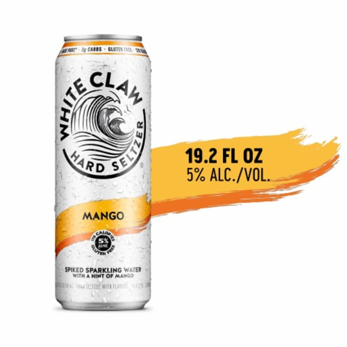 White Claw Seltzer Mango 19.2 Oz Can