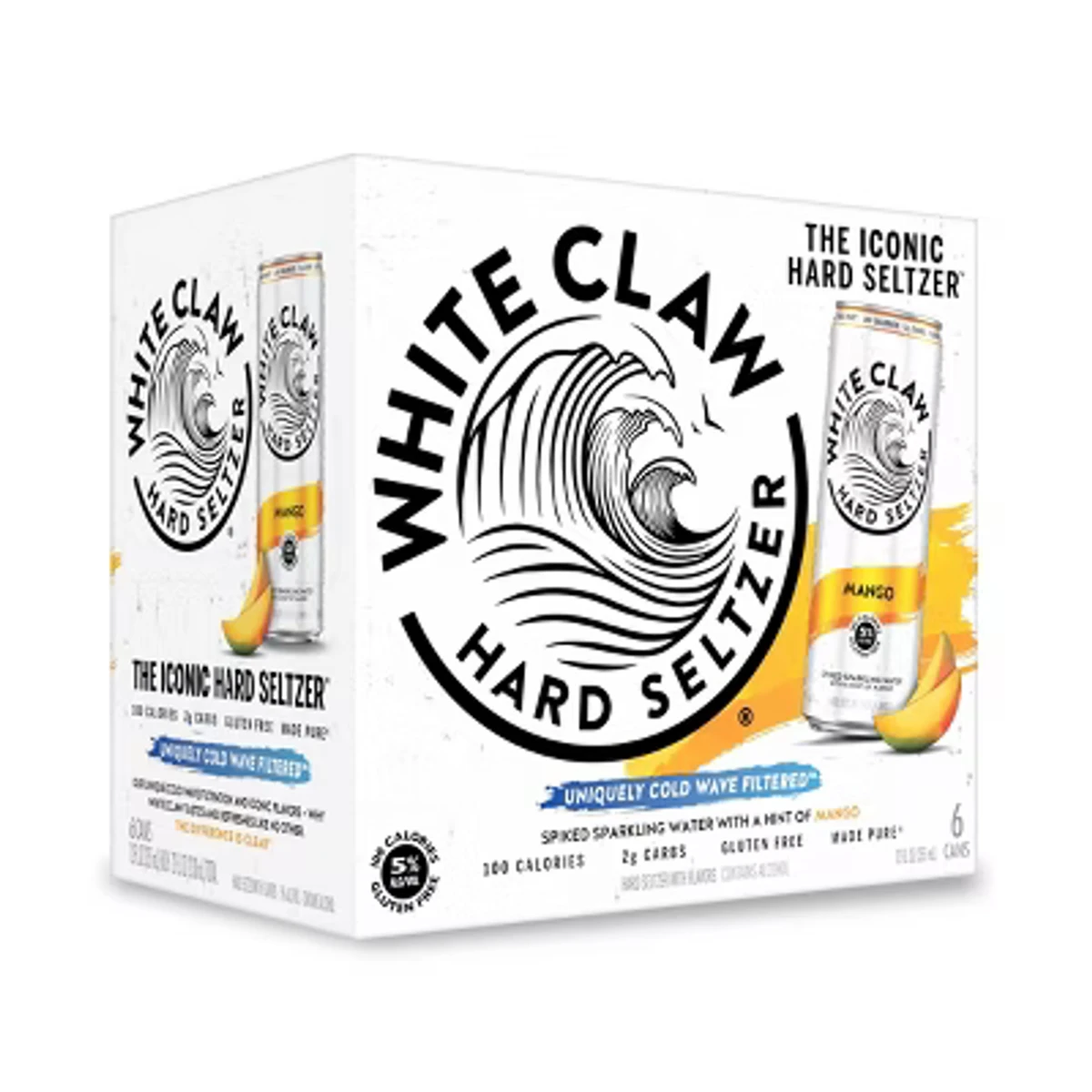 White Claw Seltzer Mango 6PK Can