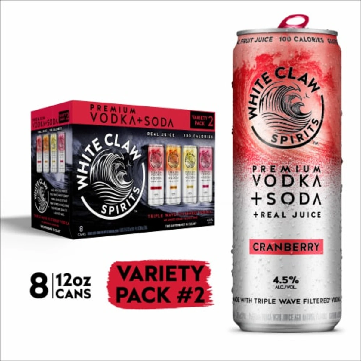 White Claw Vodka & Soda #2 8 Pk Cans