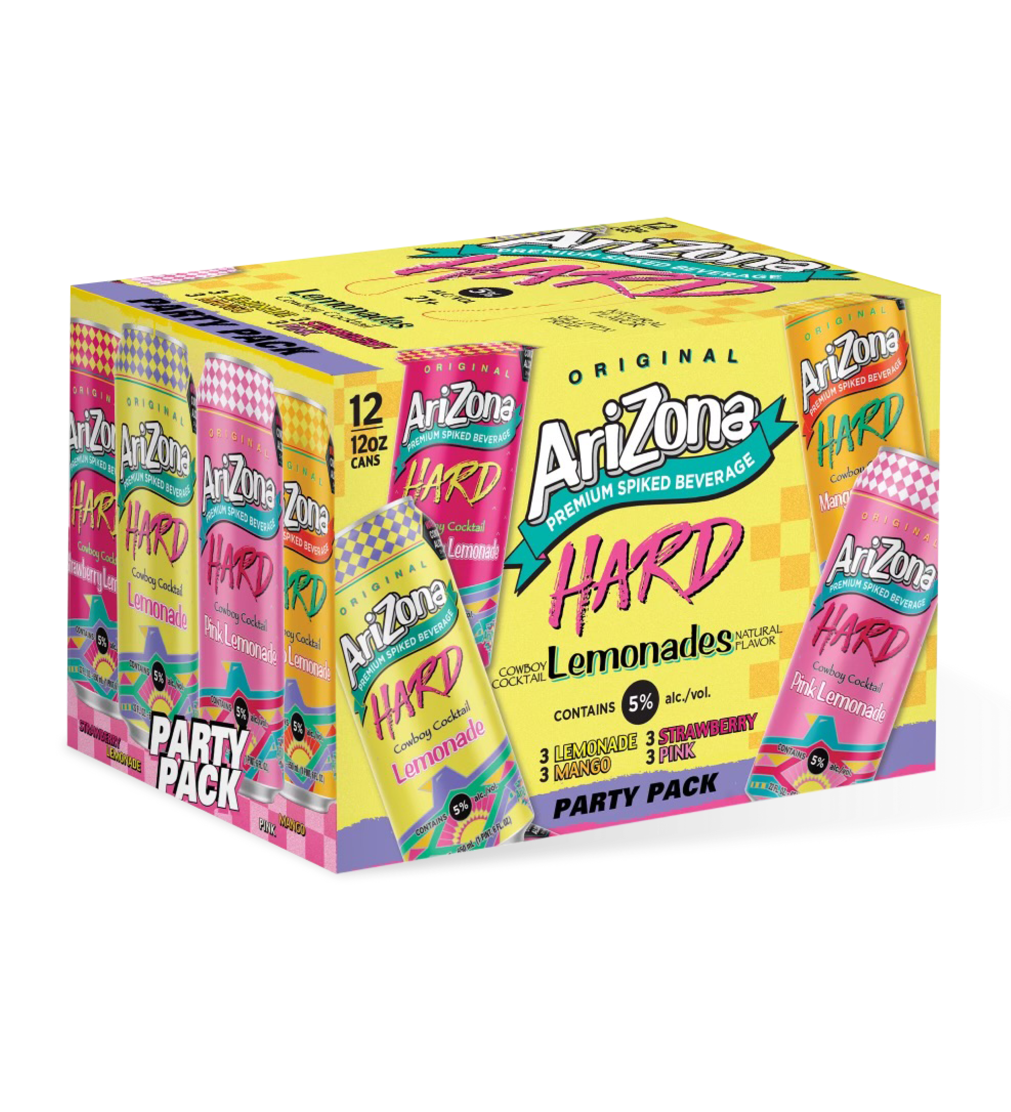 Arizona Hard Lemonada Variety 12pkcn