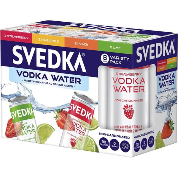 Svedka Vodka Water Variety